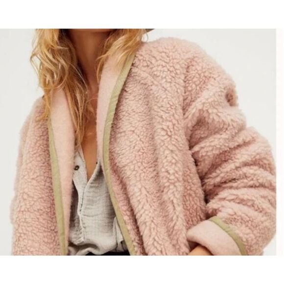 Free People Irresistible Teddy Cardi Coat size S - Picture 10 of 10